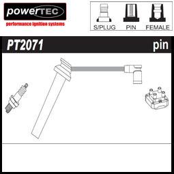 1x powertec ht ignition lead sets oe pt2071