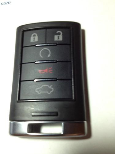 2008-2012 cadillac smart entry key smartkey keyless  - 5 buttons