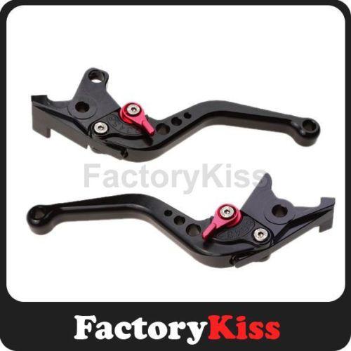 Short brake clutch levers for suzuki gsxr1000 2005-2006 black