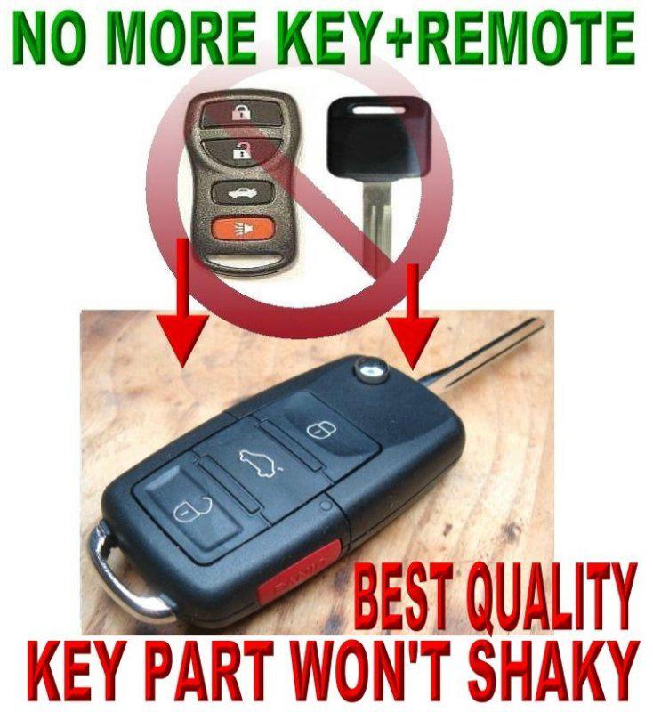 Purchase NISSAN ALLin1 FLIP TRANSPONDER CHIP KEY KEYLESS ENTRY ...