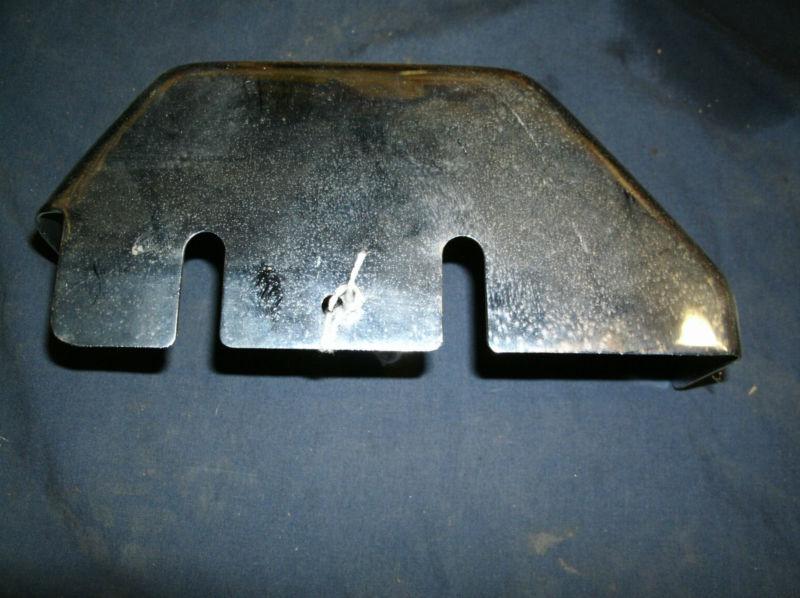 Harley davidson big twin rear master cylinder cover chrome