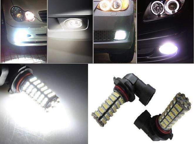 2x 9005 120 smd led hb3 hid xenon white drl daytime running fog light bulbs lamp