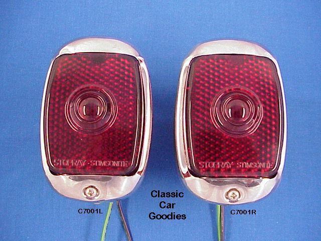 1947-1950 chevy truck black tail lights 1948 1949