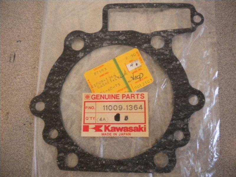 Nos kawasaki oem cylinder base gasket 1984 kl600 11009-1364