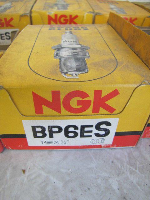 Vintage nos ngk spark plugs p/n bp6es for motorcycle