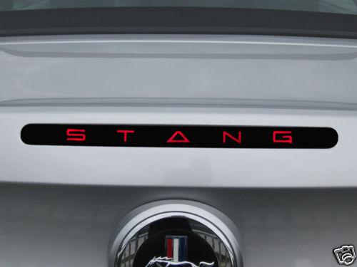 Brake light decal by tfb designs "stang" or custom made your choice of lettering