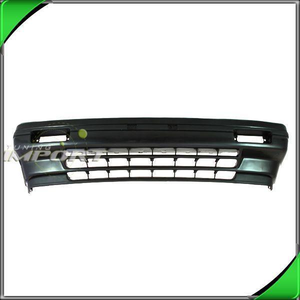 87-89 nissan pulsar nx front bumper cover raw matte black plastic non-primed