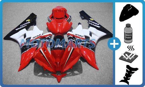 5 in 1 bundle pack for yamaha yzf 600 r6 06 07 body kit fairing & windscreen an