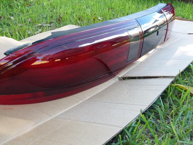 1993-2002 firebird trans am tail lights lamps lh rh pair oem + center red white