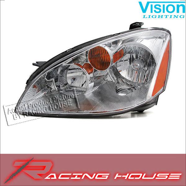 L/h headlight driver side lamp kit unit replacement 2002-2004 nissan altima