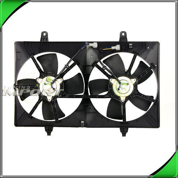 Radiator condenser fan ni3115124 blade dual motor shroud 2003-2007 nissan murano