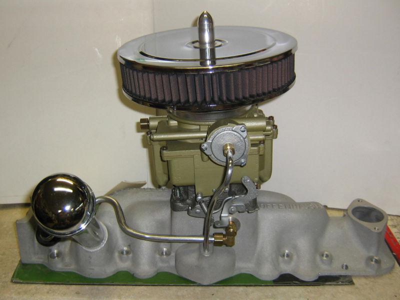 Ford flathead 4 barrel unit with extremely rare stromberg 4a carb