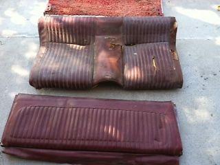 66 67 68 mustang fastback fold down rear seat back and bottom lot