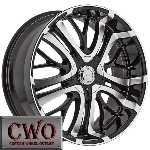 20 black incubus paranormal wheels rims 5x115/5x120 5 lug charger 300 rover bmw