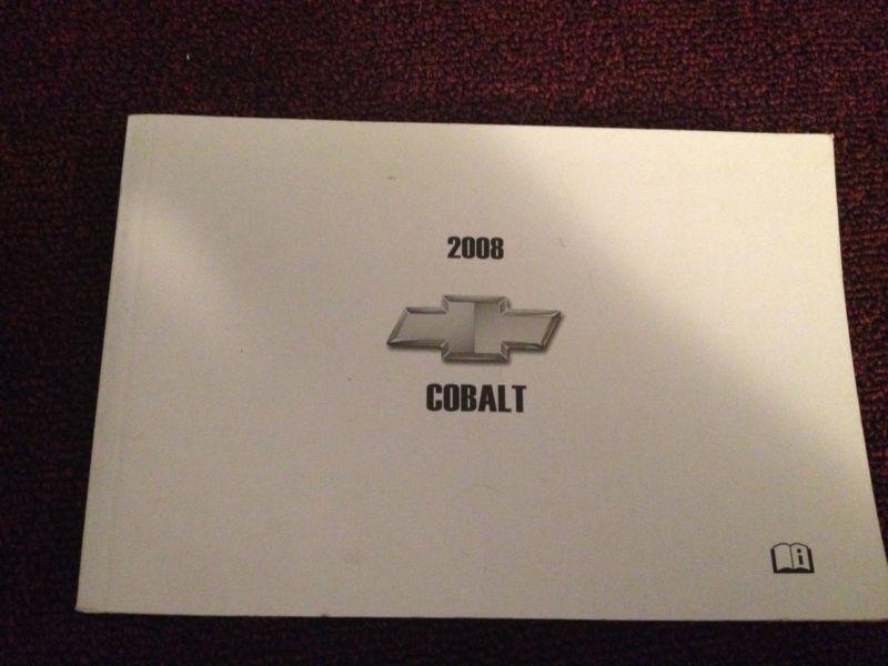 2008 08 chevrolet chevy cobalt owners manual free shipping!!!