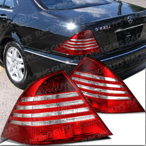 Depo 00 01 02 03-05 mercedes w220 tail lights s-class red/clear pair left right