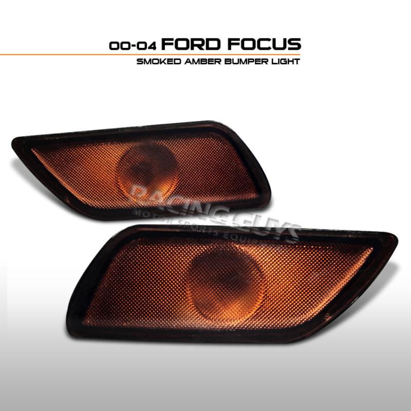 2001-2004 ford focus zts amber smoke side marker lights front bumper lamp zx5