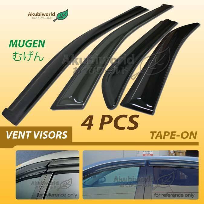 Honda civic sedan 06 07 08 09 10 11 window vent visor4pcs mugen rain sun 4-door