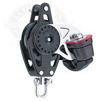Harken #2646 40mm carbo single swivel block with cam and becket