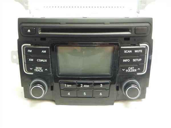 2011 11 sonata oem single disc cd player radio lkq