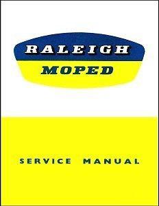 Raleigh moped service manual 1981