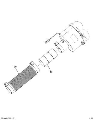 7c4z5g203a tube assy 07 f750