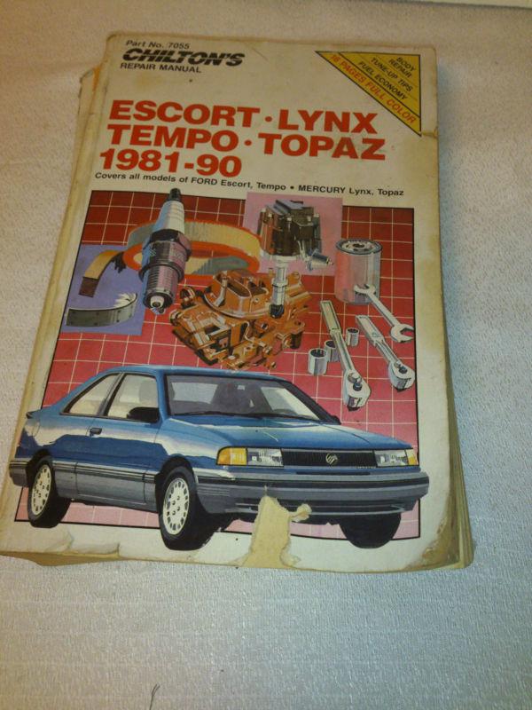 Chilton  escort/tempo 1981-1990 repair manual