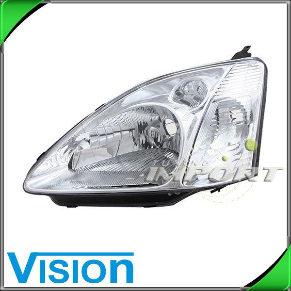 Driver side left l/h headlight lamp assembly 2002-2003 honda civic si hatchback