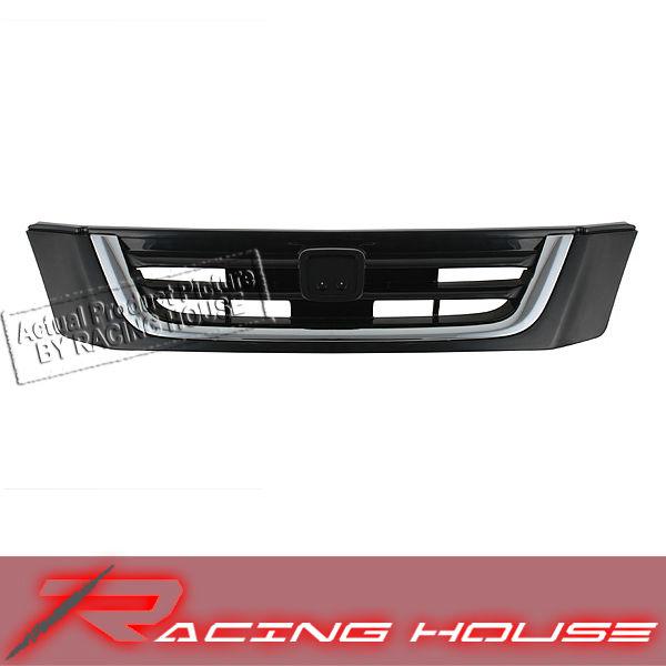 97-98 honda cr-v lx ex matte black front grille grill assembly replacement unit