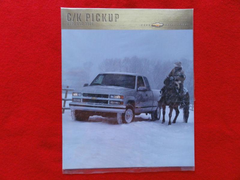 2000 chevrolet c/k pickup truck sales brochure 