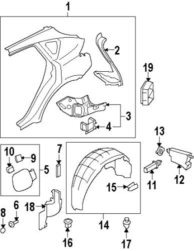 Infiniti 768042dz0a genuine oem factory original air vent