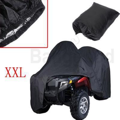 Atv cover  for honda yamaha suzuki polaris soft polyester water proof black