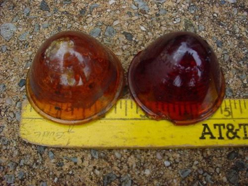 30s 40s 50s 60s maybe glass amber clearance marker lamp lenses kd bl25