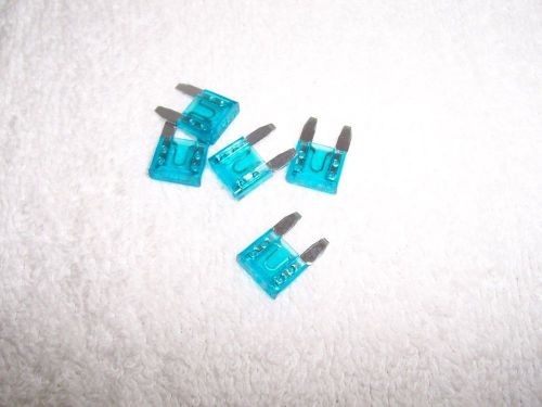 Mini blade type fuses - 15 amp - pkg/10