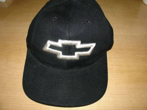 Chevy hat/cap black with white logo one size fits all sh-7