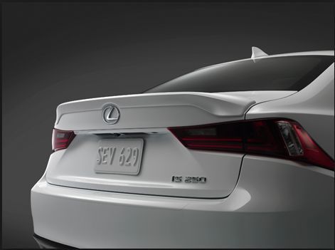 Lexus oem factory rear spoiler 2014-2016 is250 is350 ultra white 083