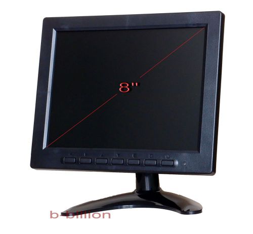 8&#034; color led touch display (w/ vga, bnc, rca &amp; av inputs)