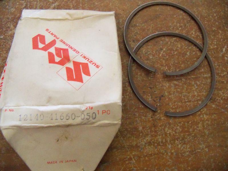 Suzuki rm125 rm 125 piston rings 0.50 2nd oversize