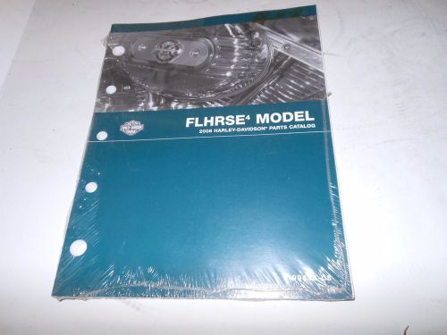 New 2008 harley davidson flhrse4 model parts catalog # 99433-08