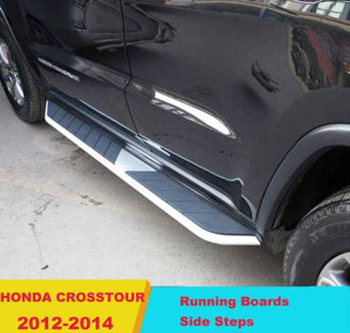 Fit 2012-2014 honda crosstour transcender sport running boards side steps set