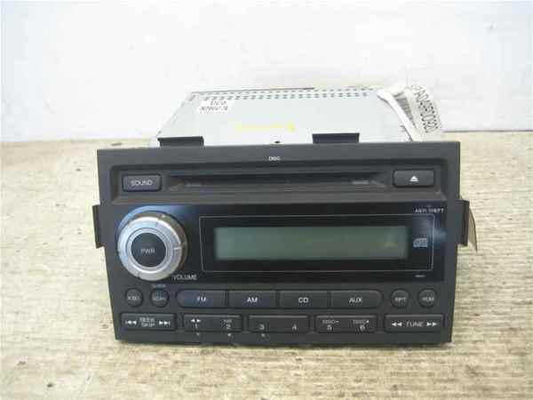 06 07 08 ridgeline cd single disc player radio oem lkq