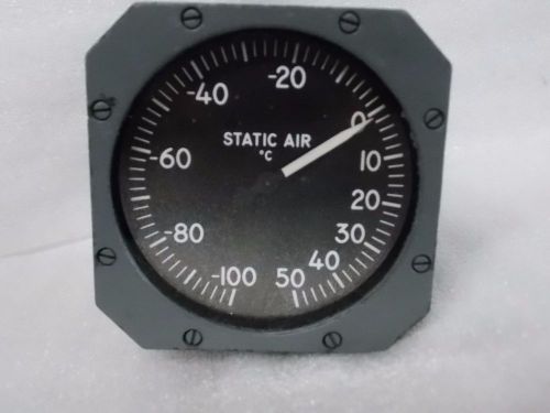 Original vintage airplane aircraft master air temperature gauge airline  $9.95