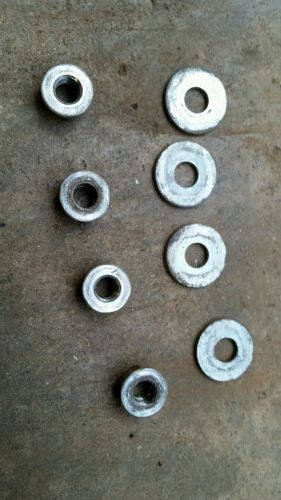 Honda atc 250 es 1985 left rear wheel lug nuts and washers.