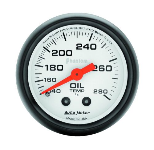 Auto meter 5741 phantom; mechanical oil temperature gauge