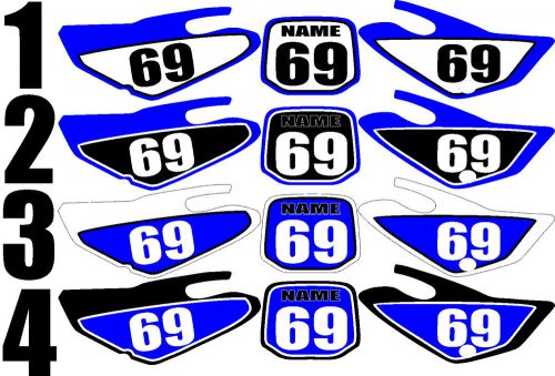 Yamaha ttr125 ttr 125 number plates side panels graphics decal