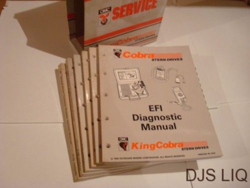 1993 oem king cobra stern drive service manual set dg192