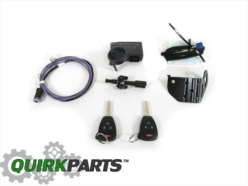 13-16 jeep wrangler production style remote start kit one way 2 key fobs mopar