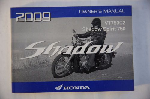 2009 honda shadow spirit 750 vt750c2 owners manual 31mfe620