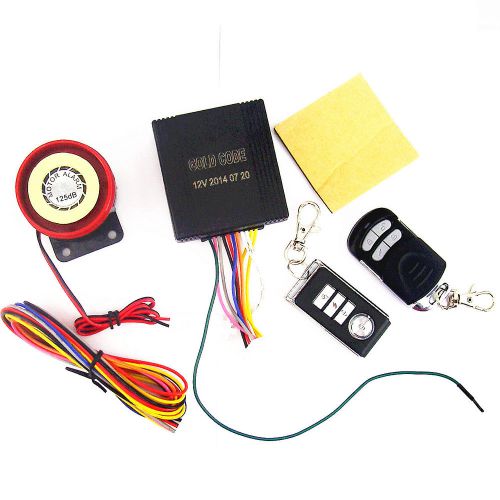 Anti-theft security alarm system remote control engine start road racing motorcy