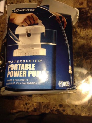 Attwood waterbuster battery operated portable power pump submersible 4140